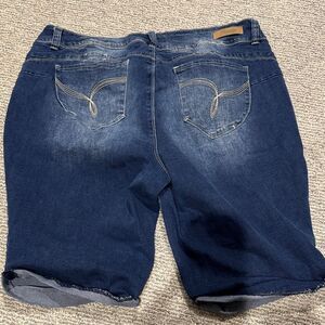 Royalty For Me Dark Blue Jean Shorts